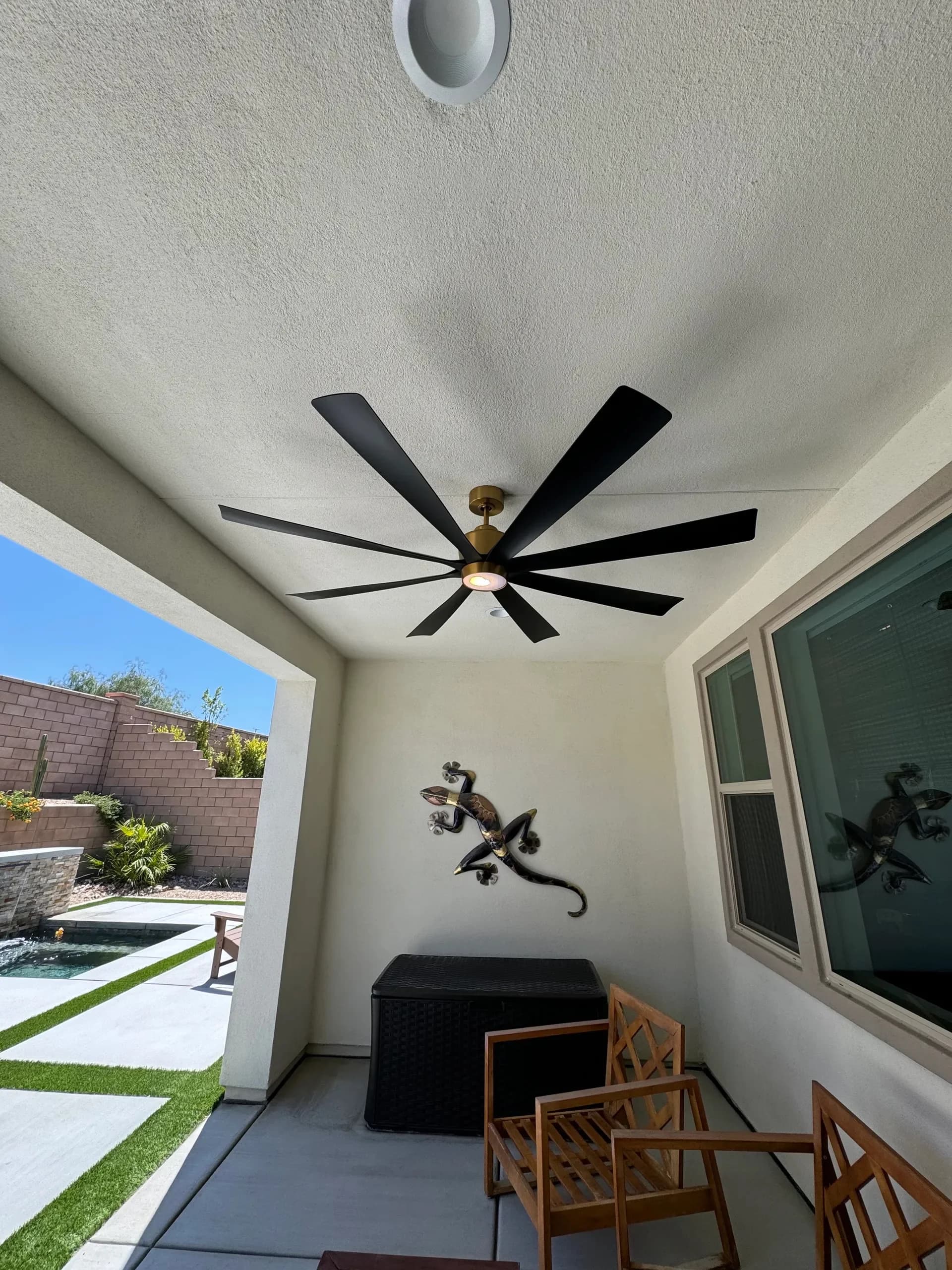 Outdoor Fan Installation