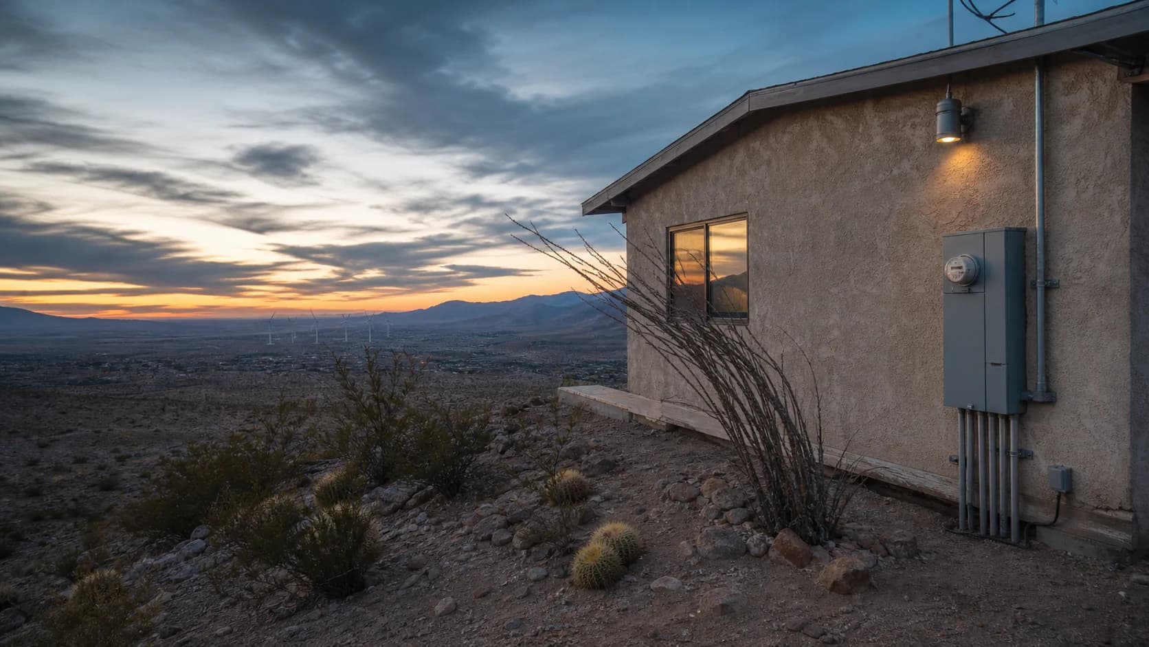 Desert Hot Springs desert environment and local architecture