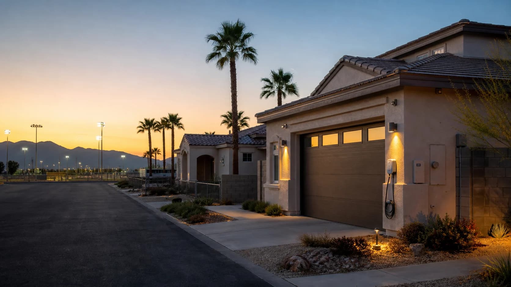 Indio desert environment and local architecture