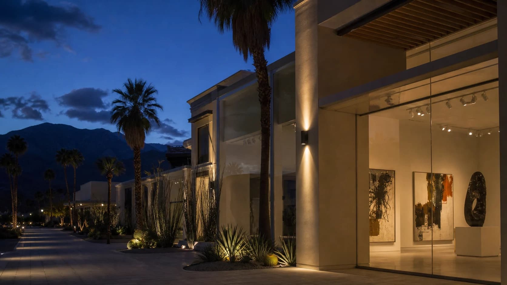 Palm Desert desert environment and local architecture