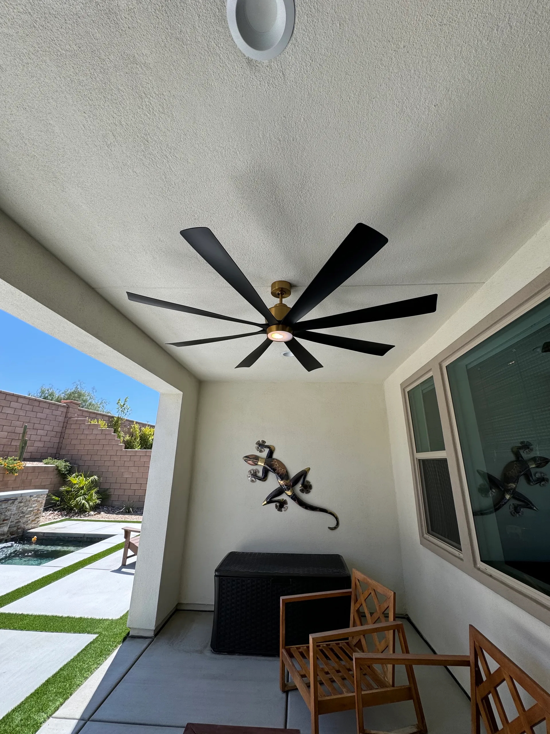 Outdoor Fan Installation