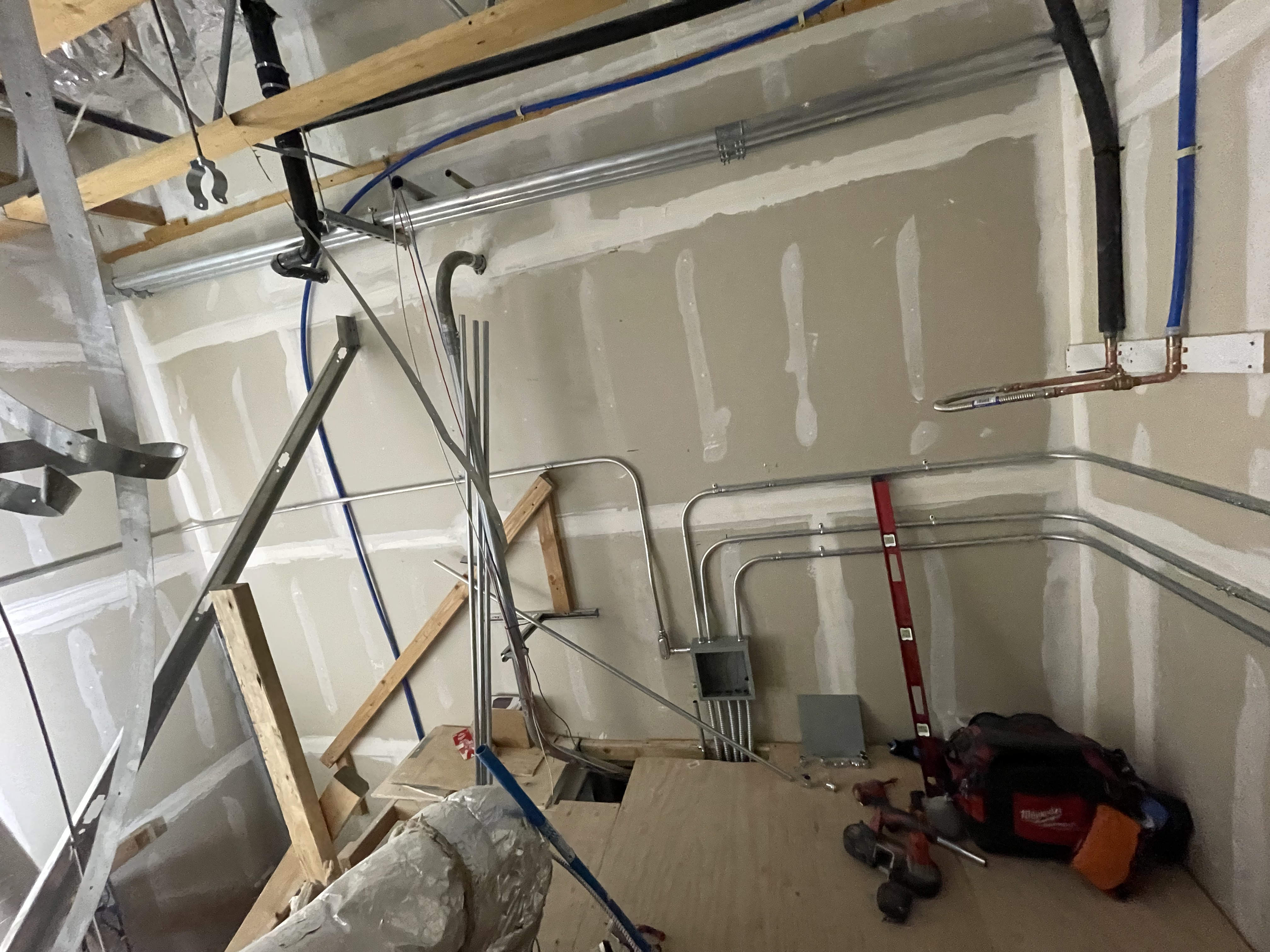 Attic Electrical Work