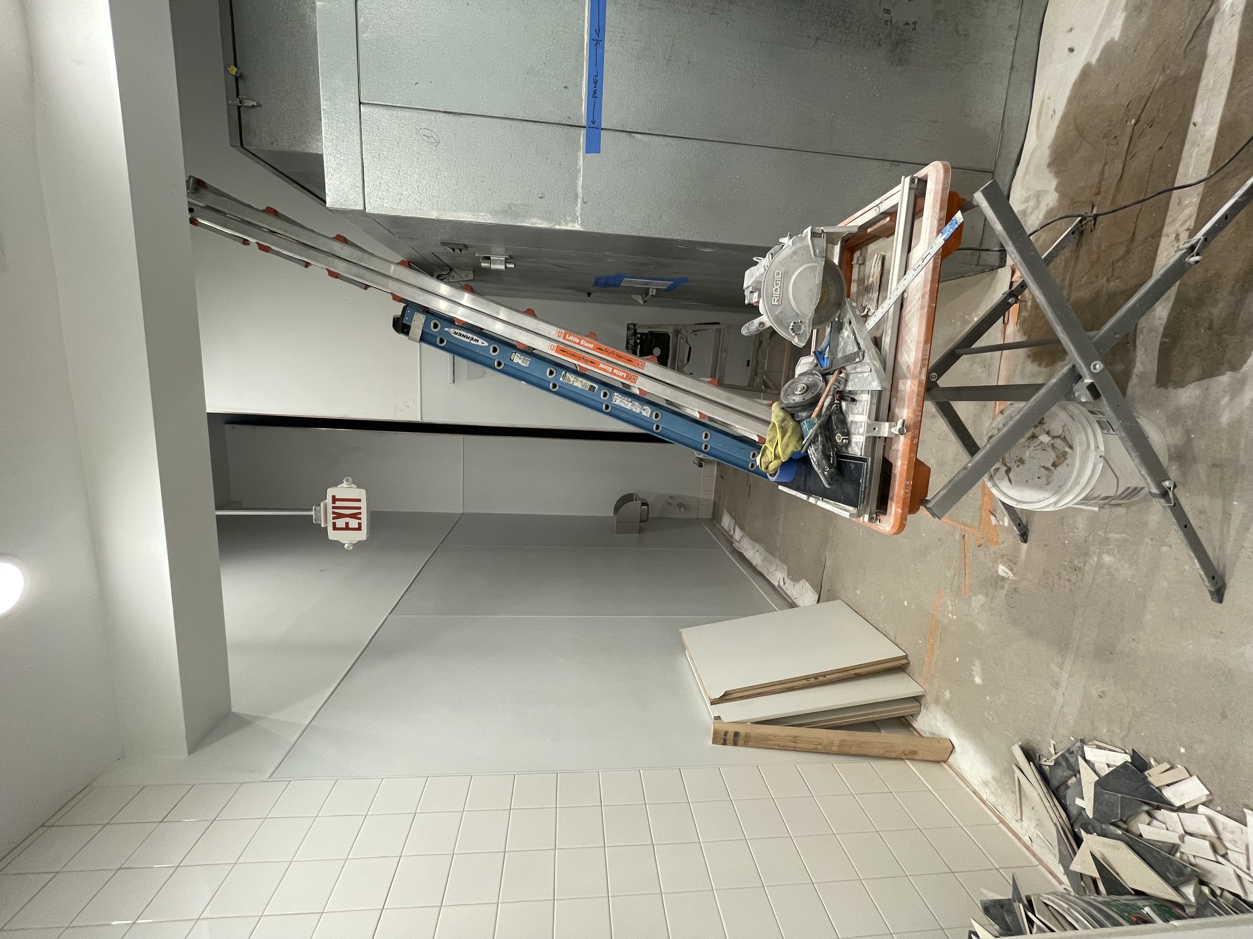 Exit Sign Installation